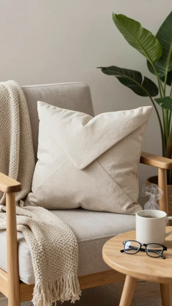 11 Reading Pillow Pattern Free Ideas for Cozy and Practical DIY Comfort - 11. Simple Envelope Pillow 1