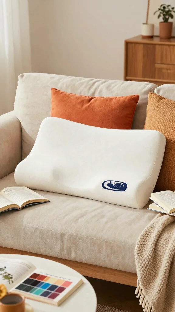 11 Reading Pillow Pattern Free Ideas for Cozy and Practical DIY Comfort - 8. Memory Foam Support Pillow 1