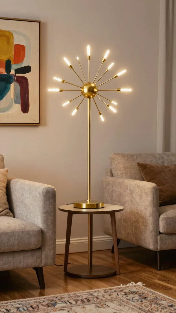 11 Vintage Table Lamp Ideas for Timeless Charm and Warm Lighting - 1. Iconic Sputnik Lamps 1
