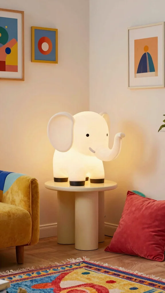 11 Vintage Table Lamp Ideas for Timeless Charm and Warm Lighting - 10. Unique Shaped Lamps 1