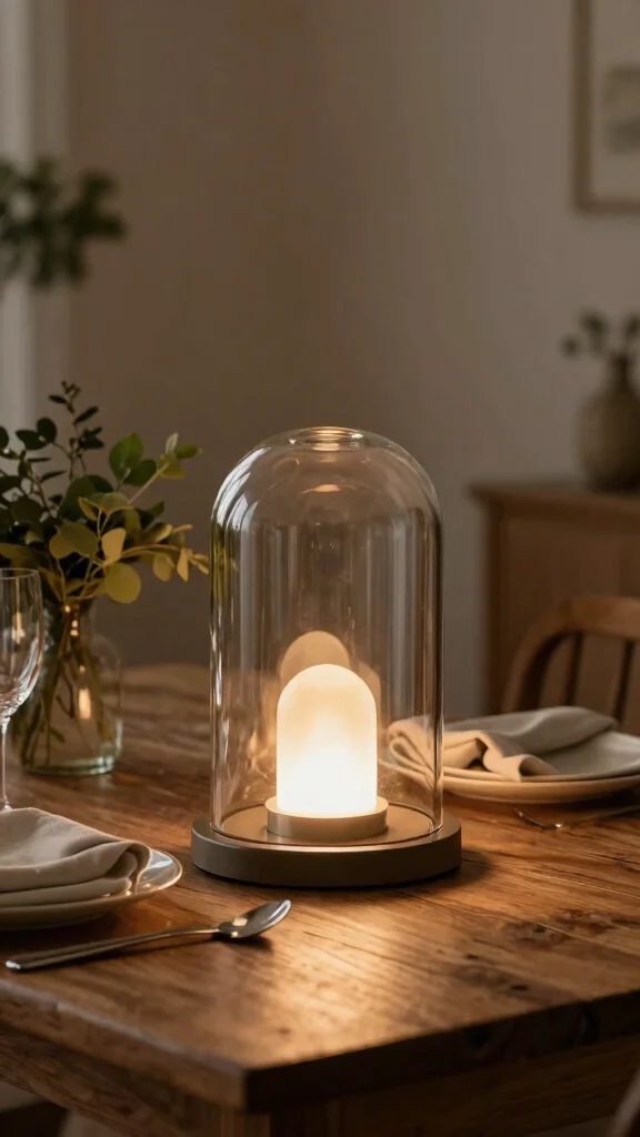 11 Vintage Table Lamp Ideas for Timeless Charm and Warm Lighting - 6. Glass Dome Lamps 1