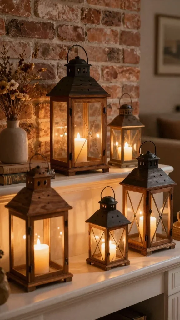 11 Wood Lamp Design Ideas for Warm and Natural Home Lighting - 4. Vintage-Inspired Wood Lantern 1