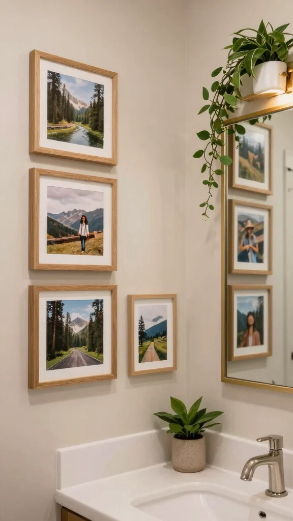 12 Bathroom Picture Ideas Wall Art to Make Your Space Feel Fresh and Stylish - 6. Custom Photography 1