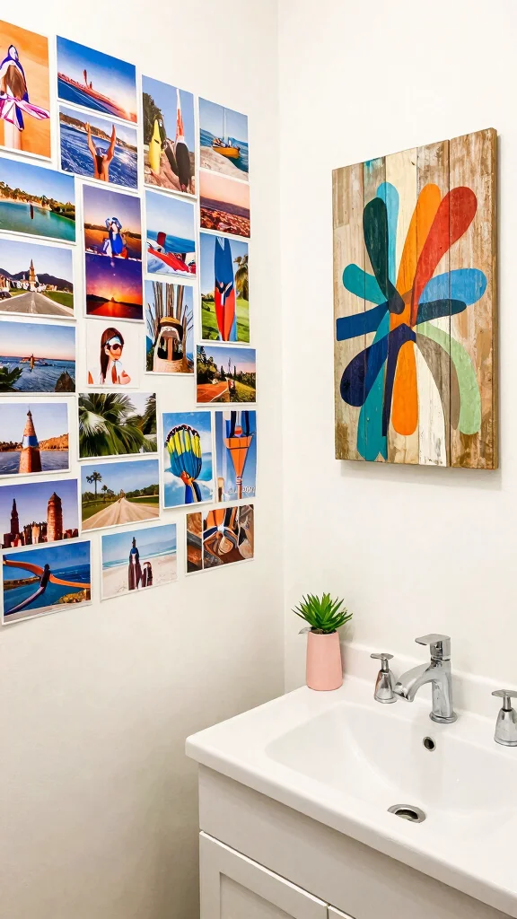 12 Bathroom Wall Art Ideas for a More Relaxing and Decorative Space - 11. DIY Art Projects for a Fun Weekend 1