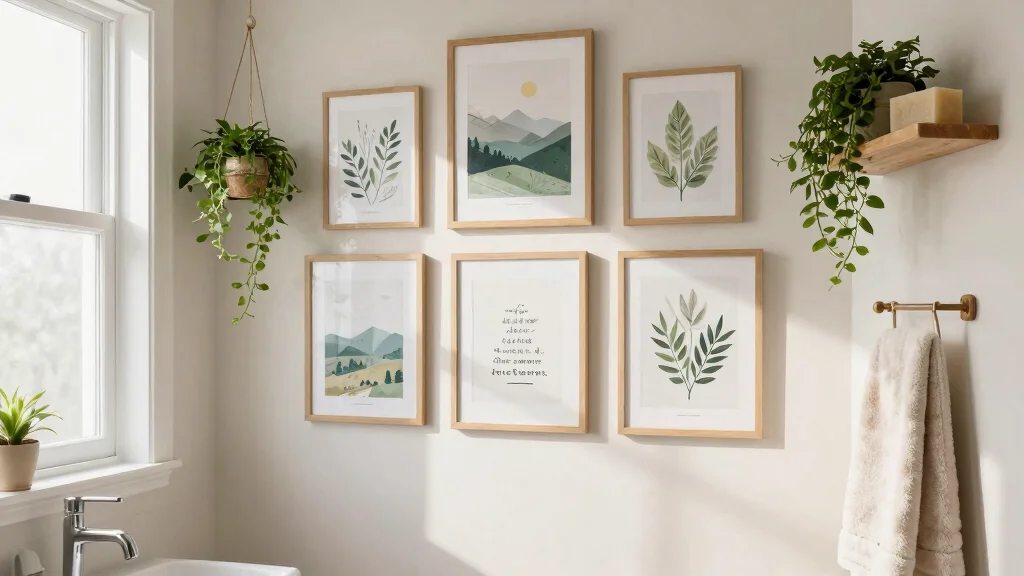 12 Bathroom Wall Art Ideas for a More Relaxing and Decorative Space
