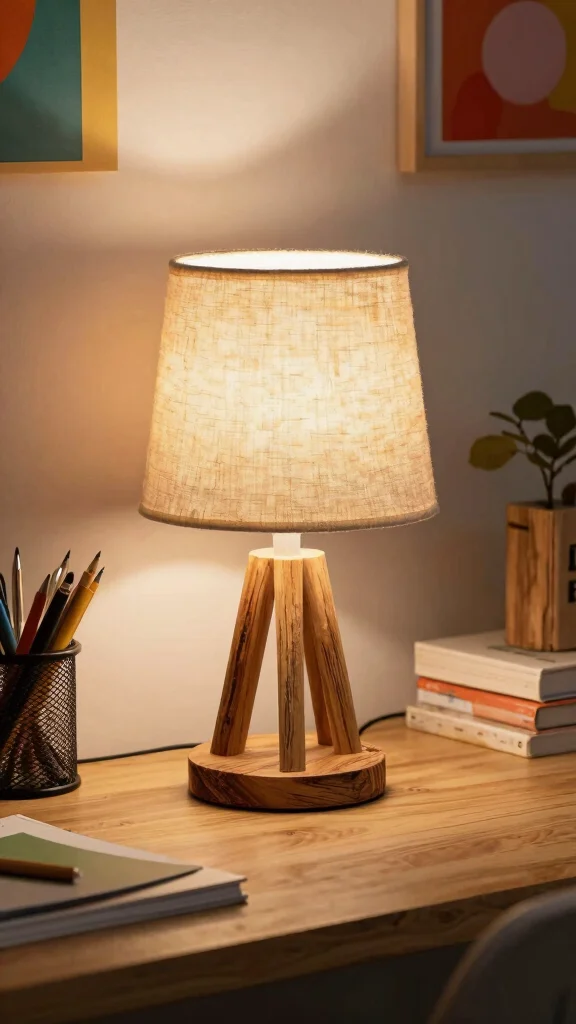12 Bedside Lamp Aesthetic Ideas for a Cozy and Pinterest-Worthy Bedroom - 12. Personalized DIY Lamp 1