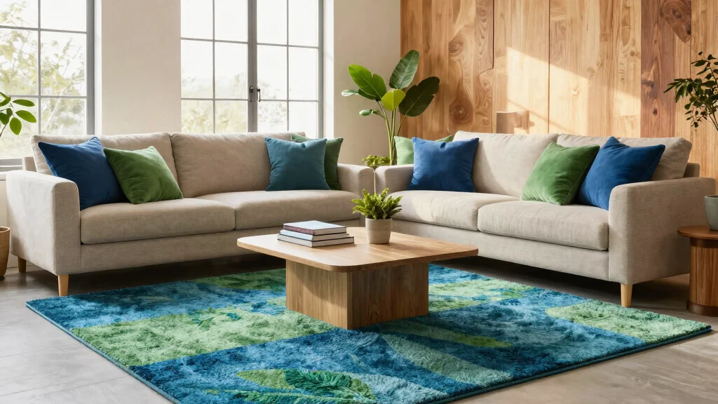 12 Blue and Green Rug Ideas for a Colorful Yet Balanced Home Style