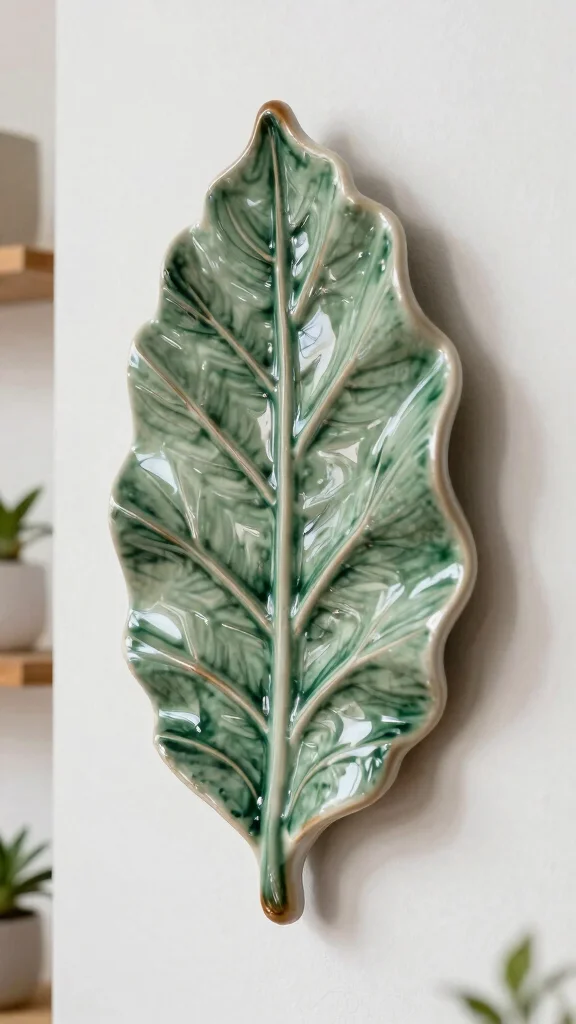 12 Ceramic Wall Art Sculpture Ideas for a Modern Handmade Look - 1. Nature-Inspired Relief Sculptures 1