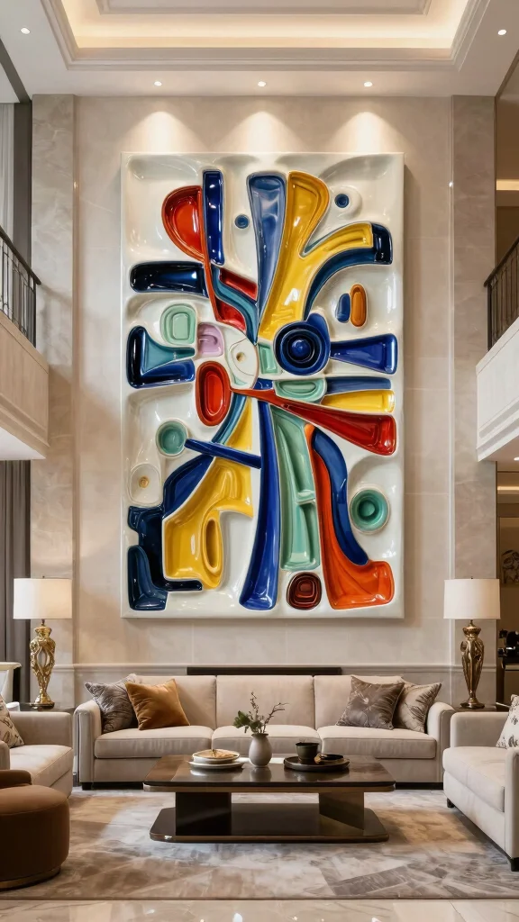 12 Ceramic Wall Art Sculpture Ideas for a Modern Handmade Look - 11. Statement Pieces 1