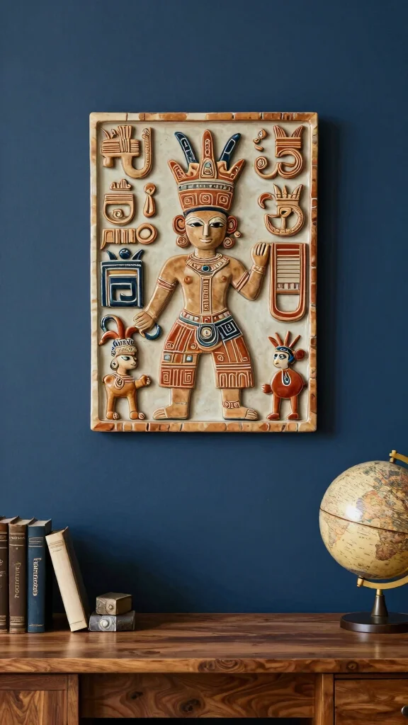 12 Ceramic Wall Art Sculpture Ideas for a Modern Handmade Look - 12. Cultural Inspirations 1