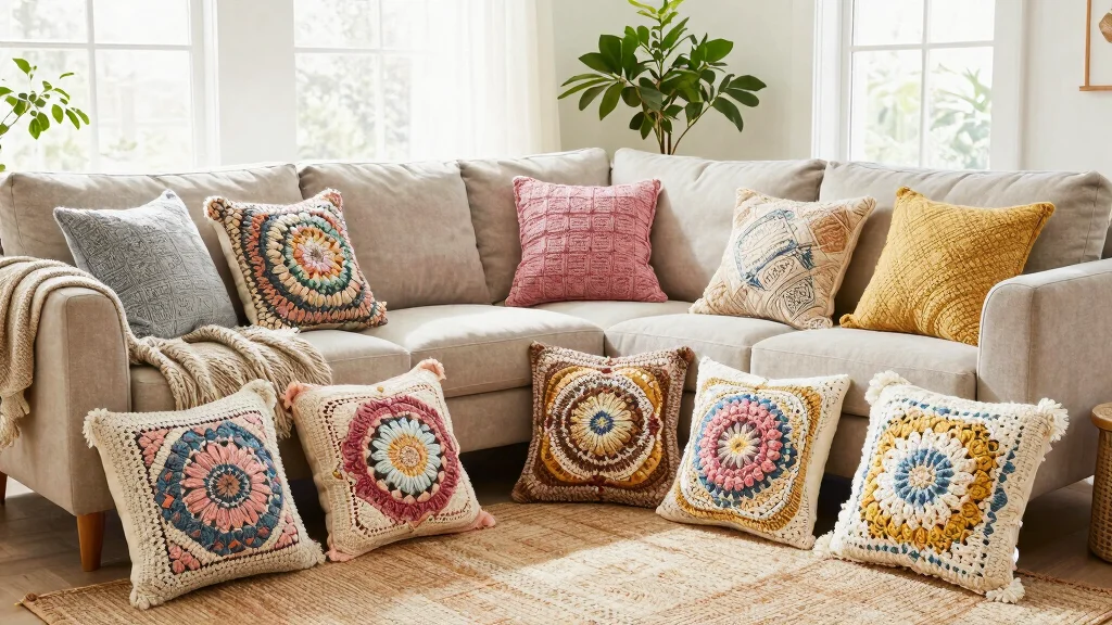 12 Crochet Pillow Cover Pattern Free Ideas for Beautiful Handmade Cushions