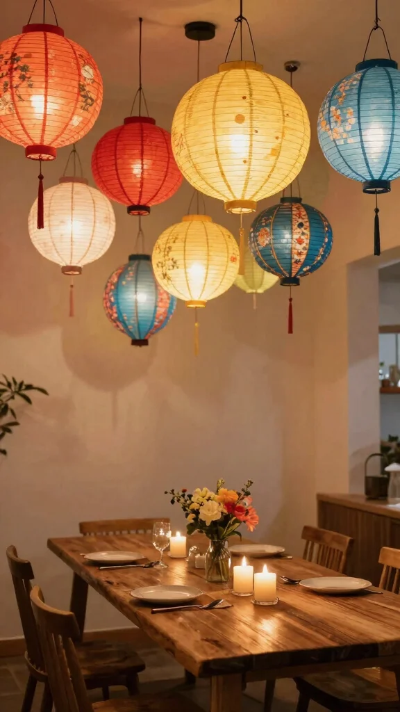 12 DIY Hanging Lamp Shade Ideas to Add Character to Your Space - 6. Paper Lantern Revival 1
