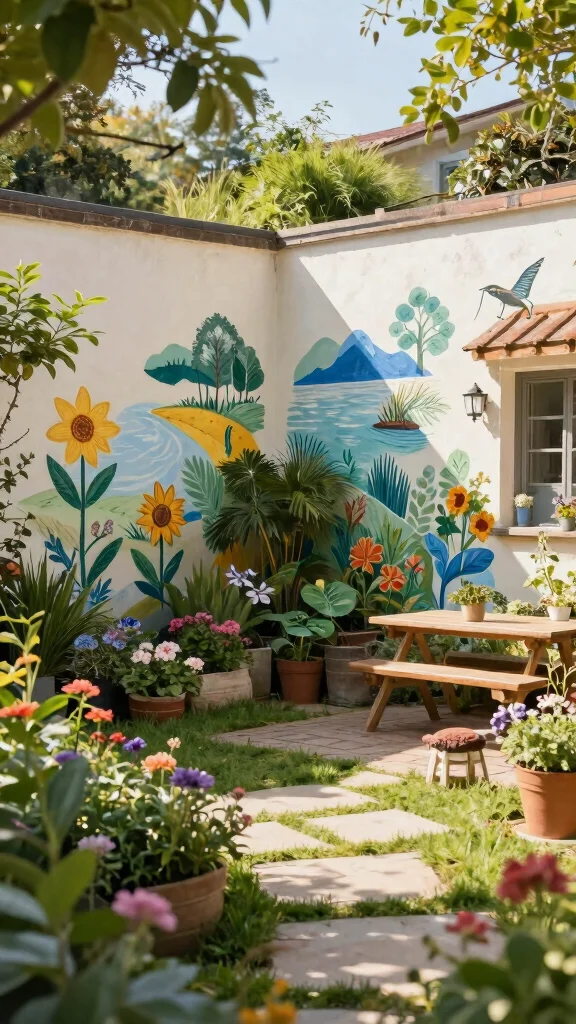 12 Garden Mural Outdoor Wall Art Ideas to Transform a Plain Backyard Wall - Conclusion 1