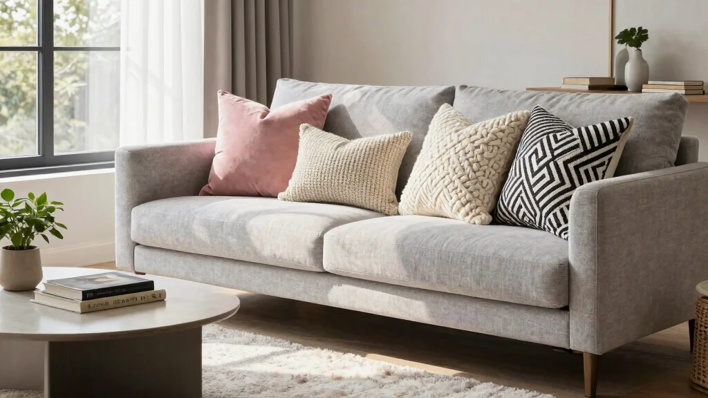 12 Gray Couch Pillow Ideas for a Polished and Cozy Living Room