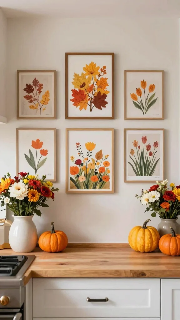 12 Kitchen Wall Art Ideas That Add Character to Everyday Spaces - 12. Seasonal Decor Changes 1