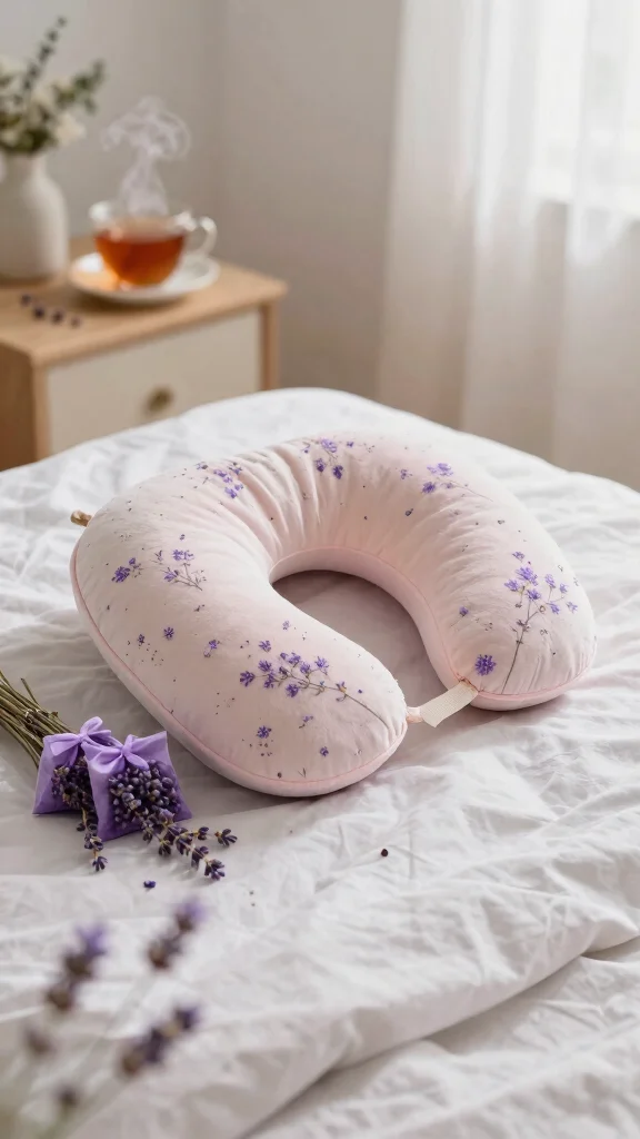 12 Neck Pillow Pattern Free Ideas for Comfortable and Easy DIY Projects - 6. Scented Neck Pillow 1