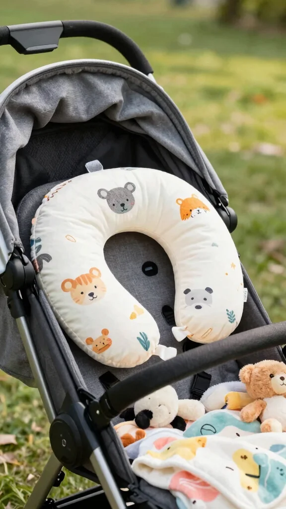 12 Neck Pillow Pattern Free Ideas for Comfortable and Easy DIY Projects - 9. Infant Neck Pillow 1