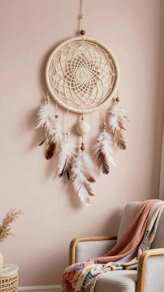 12 Paper Mache Wall Art Ideas for Creative and Lightweight DIY Decor - 12. Eco-Friendly Dream Catchers 1