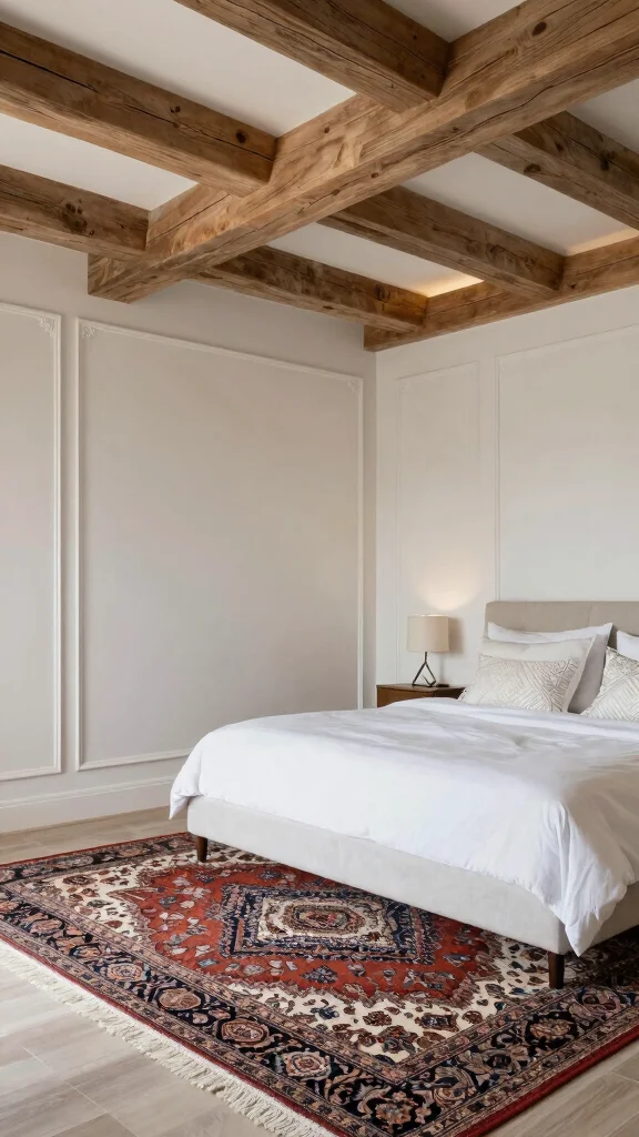 12 Persian Rug Bedroom Ideas for a Warm and Luxurious Retreat - 3. Highlighting Architectural Features 1