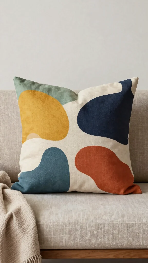 12 Pillow Covers Pattern Ideas for Beautiful and Creative DIY Decor - 1. Abstract Artistry 1