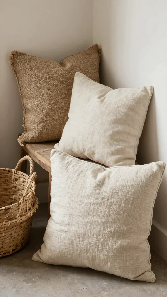 12 Pillow Covers Pattern Ideas for Beautiful and Creative DIY Decor - 4. Nature-Inspired Textures 1