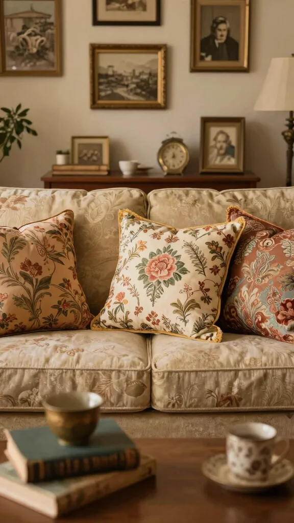 12 Pillow Covers Pattern Ideas for Beautiful and Creative DIY Decor - 8. Vintage Revival 1