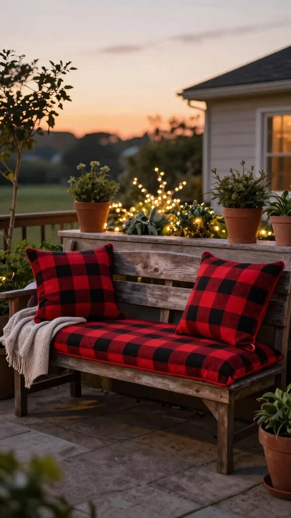 12 Plaid Pillow Covers Ideas for a Classic and Cozy Decor Touch - 1. Classic Red and Black Buffalo Check 1