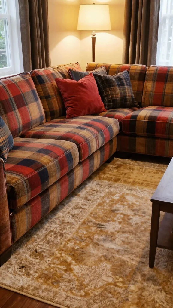 12 Plaid Pillow Covers Ideas for a Classic and Cozy Decor Touch - 8. Oversized Plaid Pillows 1