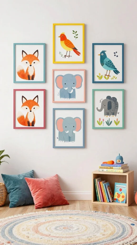 12 Printable Wall Art Decor Ideas for Instant Style on a Budget - 9. Whimsical Animal Art 1