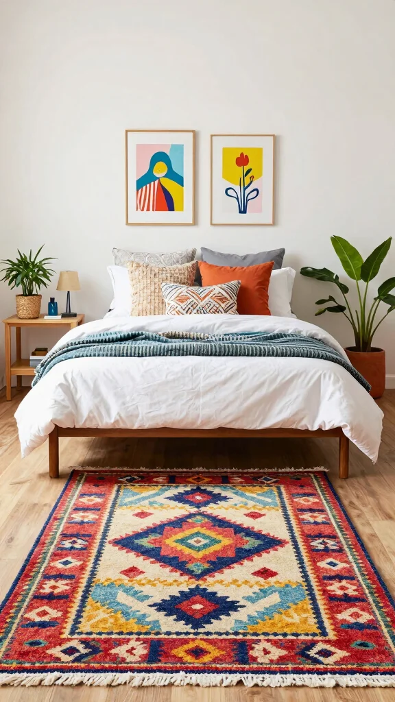 12 Rug Size Guide Bedroom Ideas to Help You Choose the Right Fit - 2. Accent Rugs: Small but Mighty 1