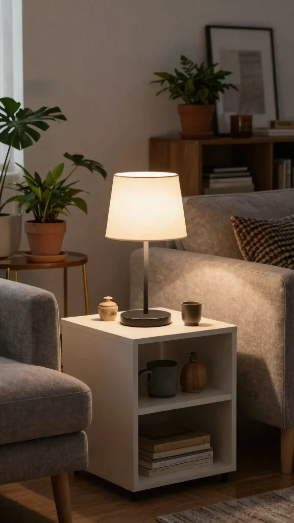 12 Table Lamp Design Ideas for Elegant and Functional Lighting - 10. Dual-Purpose Designs: Style Meets Functionality 1