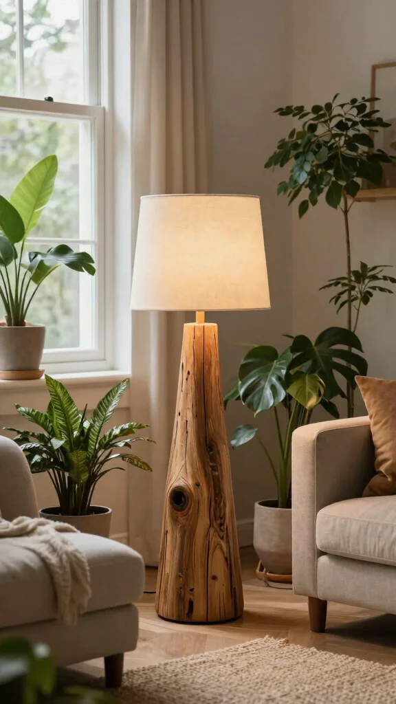 12 Table Lamp Design Ideas for Elegant and Functional Lighting - 6. Nature-Inspired Designs: Bringing the Outdoors In 1