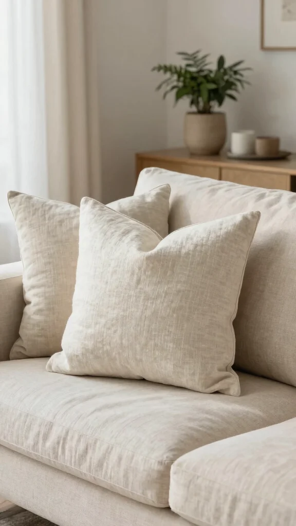 12 Throw Pillow Covers Ideas for an Easy Living Room Refresh - 3. Linen Luxury 1