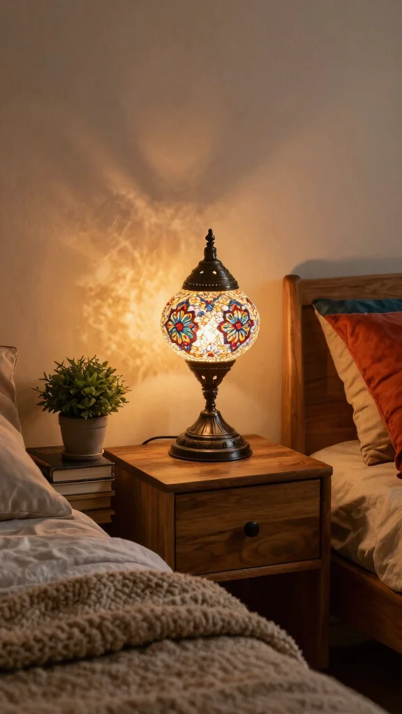 12 Turkish Lamp Design Ideas for a Warm and Exotic Home Accent - 4. Table Lamps for a Touch of Warmth 1
