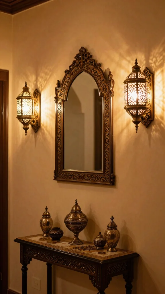 12 Turkish Lamp Design Ideas for a Warm and Exotic Home Accent - 7. Lantern Style Wall Sconces 1