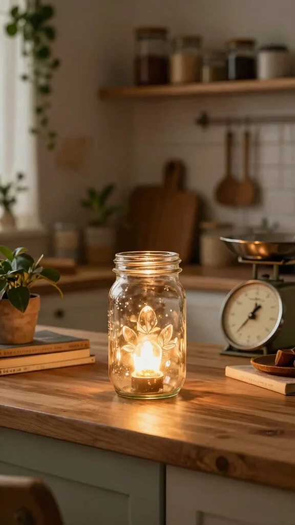 13 DIY Lamp Ideas to Create Unique Lighting for Every Room - 1. Rustic Mason Jar Lamps 1