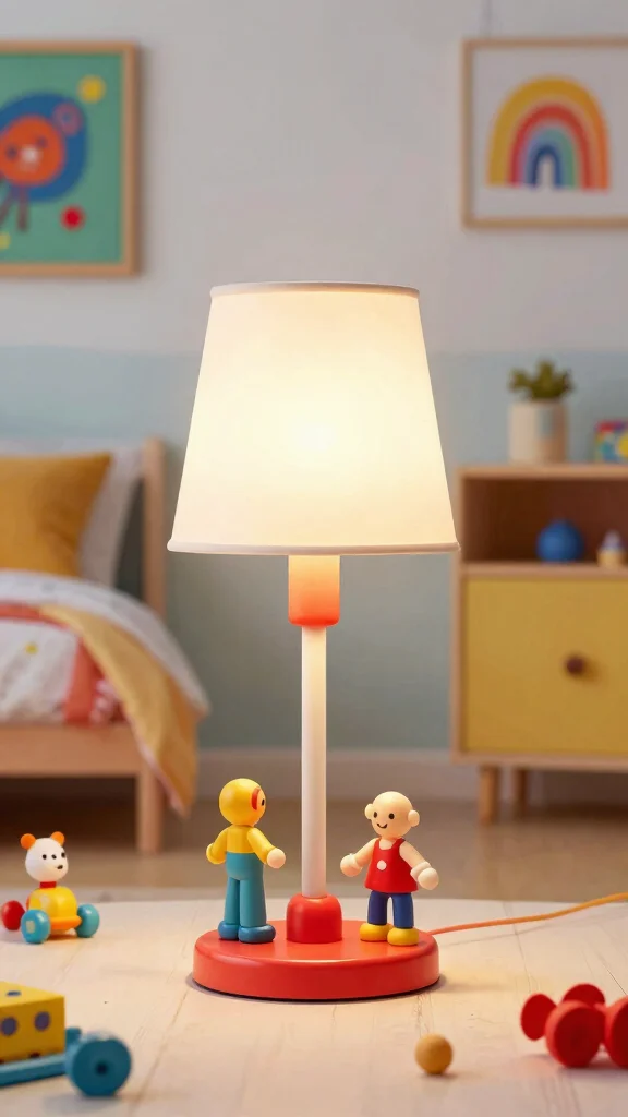 13 DIY Lamp Ideas to Create Unique Lighting for Every Room - 13. Playful Toy Lamp 1