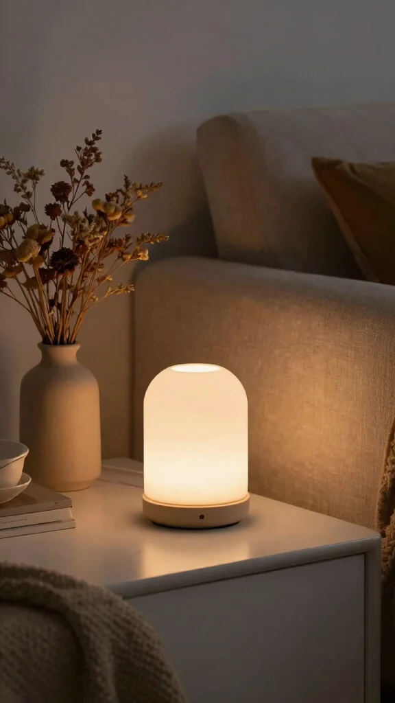 13 Living Room Lamp Ideas to Make Your Space Feel Warm and Inviting - 12. Scented Lamps 1