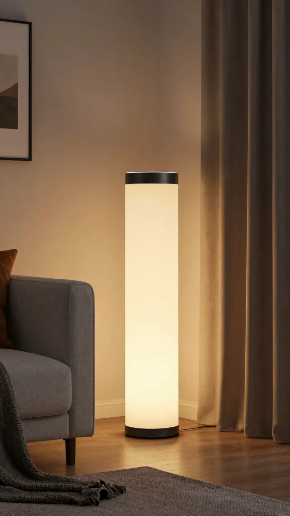 13 Living Room Lamp Ideas to Make Your Space Feel Warm and Inviting - 13. Smart Lamps with Eco Modes 1