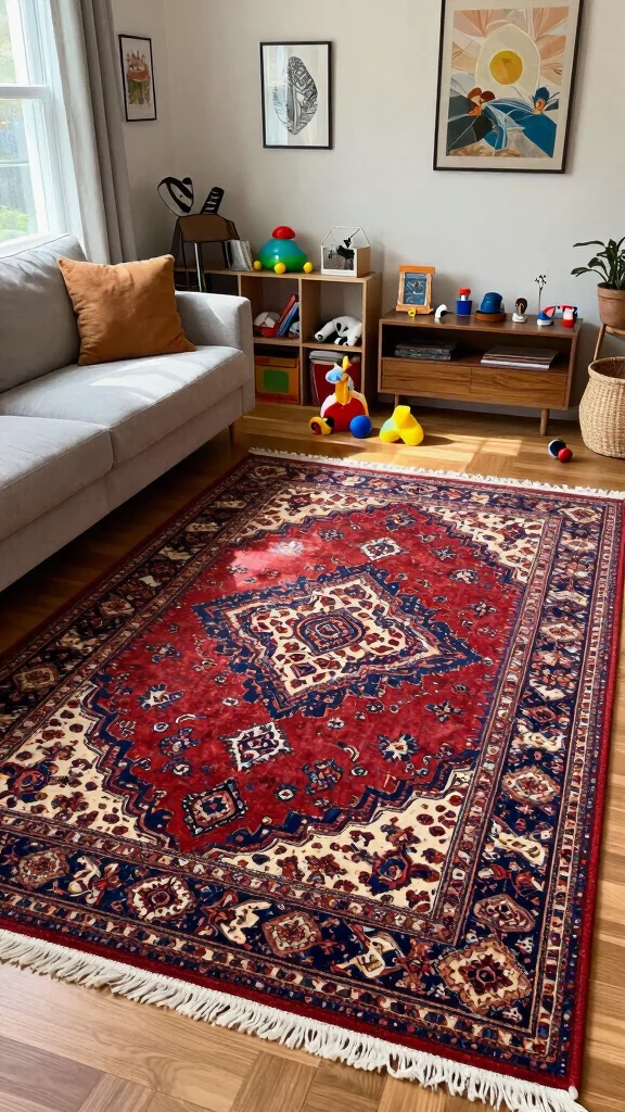 13 Persian Rug Designs That Bring Classic Elegance into Any Space - 11. Family-Friendly Options 1