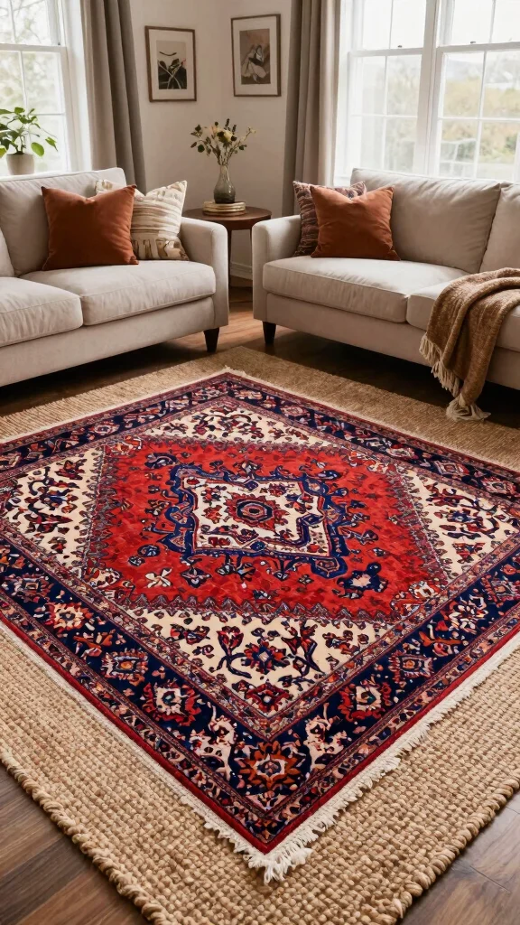 13 Persian Rug Designs That Bring Classic Elegance into Any Space - 5. Luxe Layers 1