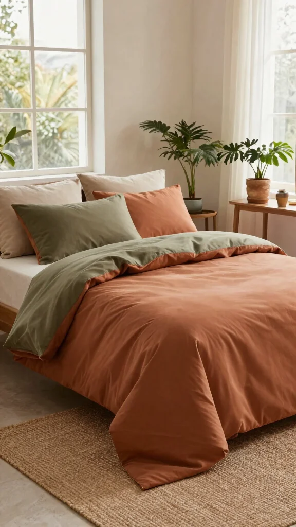 13 Pillow Case Design Ideas to Refresh Your Bedroom with Style - 4. Earthy Textures 1