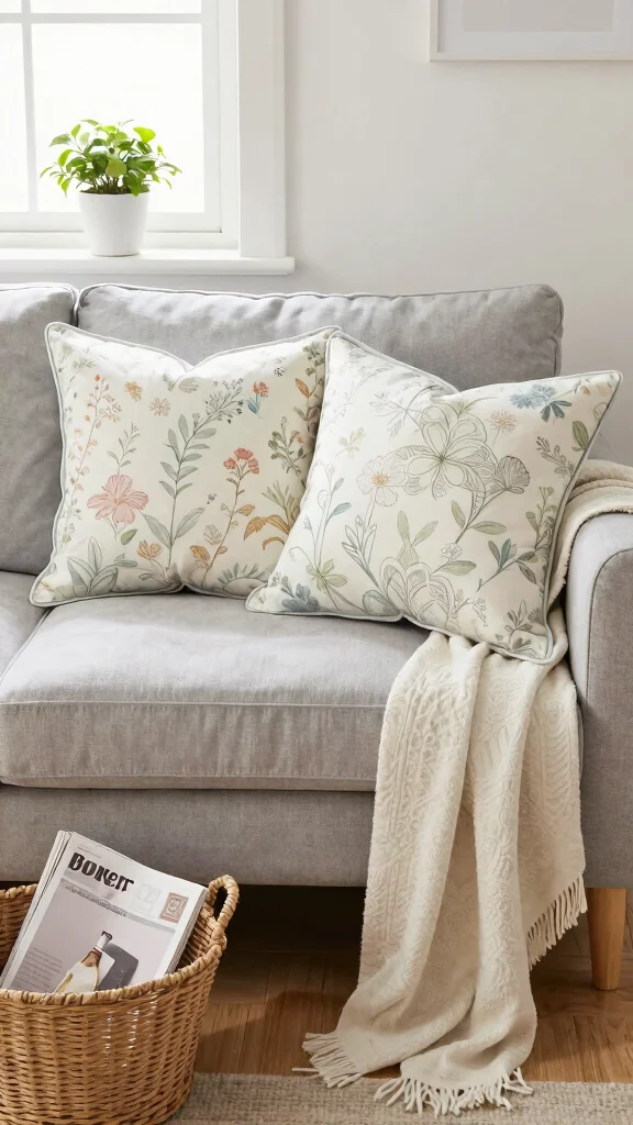 13 Pillow Covers Design Ideas to Instantly Upgrade Your Home Decor - 1. Organic Cotton Elegance 1