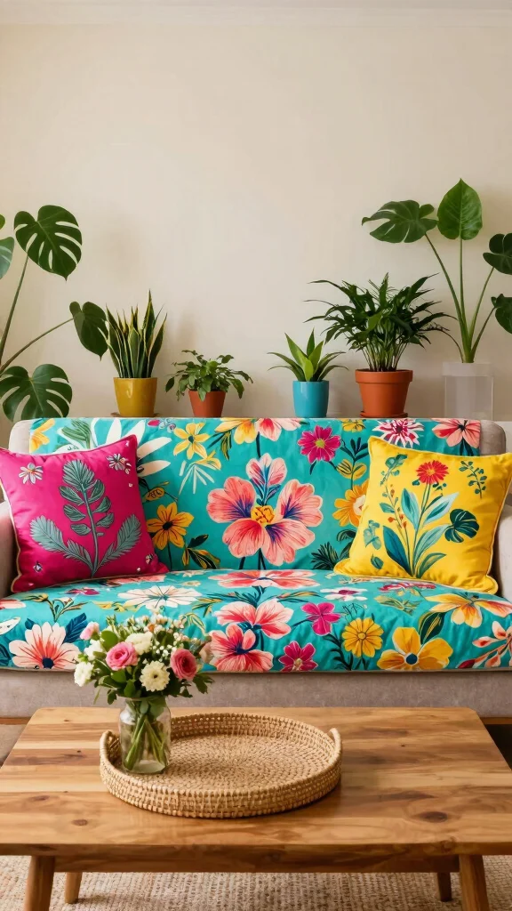 13 Pillow Covers Design Ideas to Instantly Upgrade Your Home Decor - 3. Vibrant Floral Prints 1