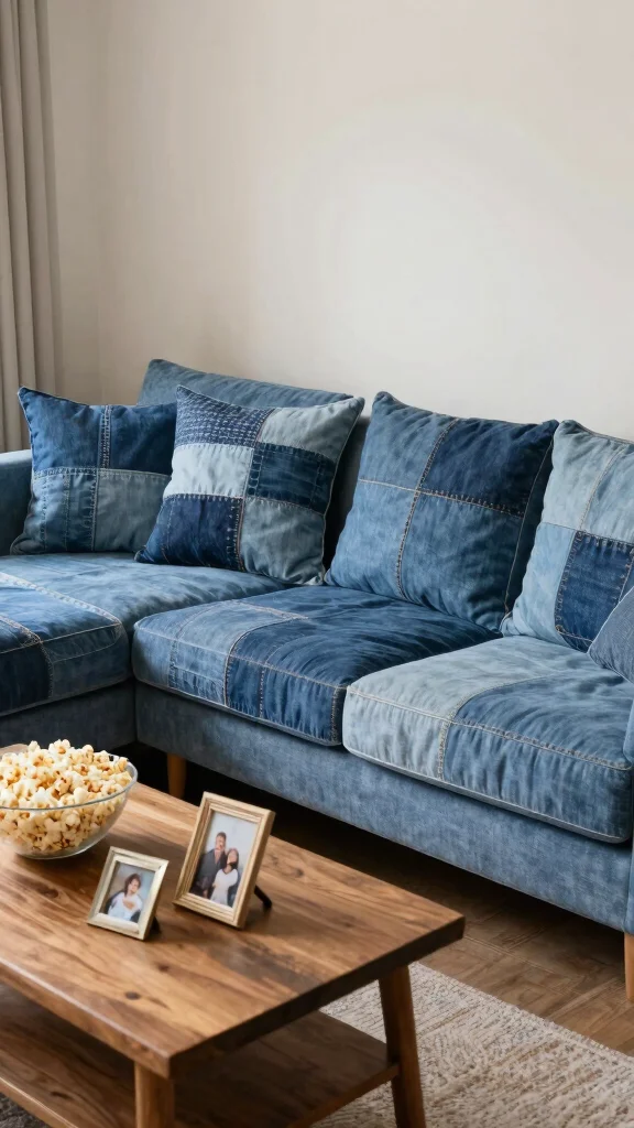 13 Pillow Covers Design Ideas to Instantly Upgrade Your Home Decor - 9. Upcycled Denim Covers 1