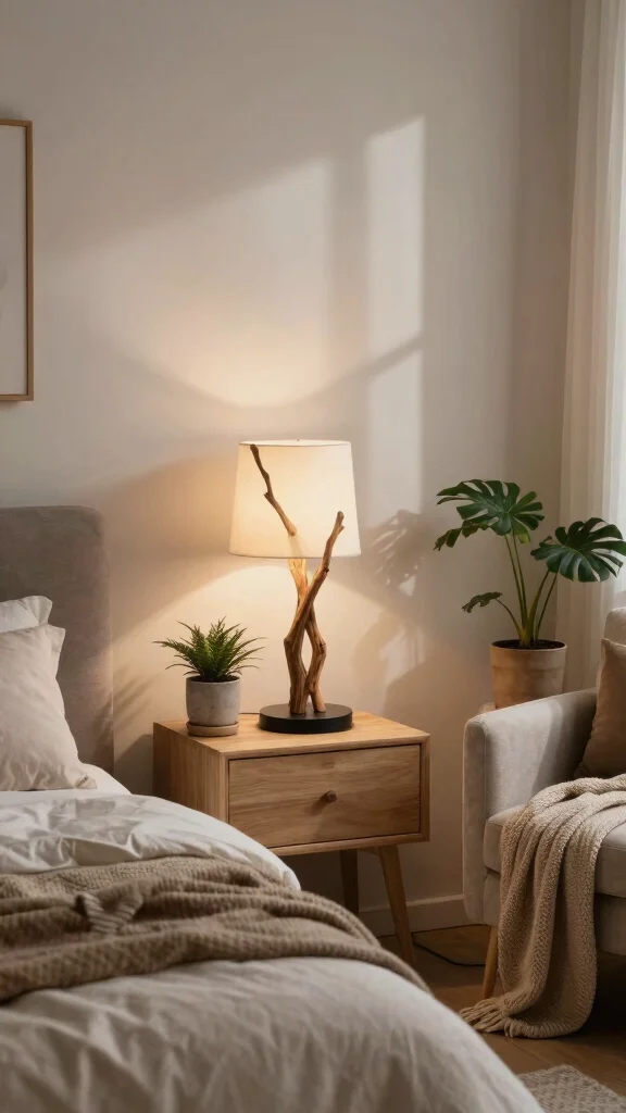 13 Table Lamp Ideas to Upgrade Any Room with Soft and Stylish Light - 11. Nature-Inspired Lamps 1