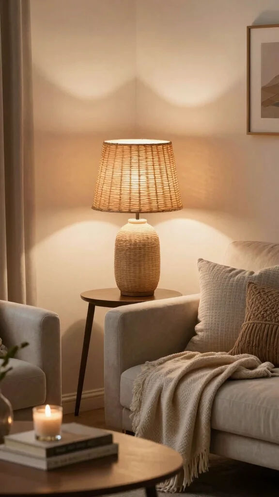 13 Table Lamp Ideas to Upgrade Any Room with Soft and Stylish Light - 13. Textured Lamps for Depth 1