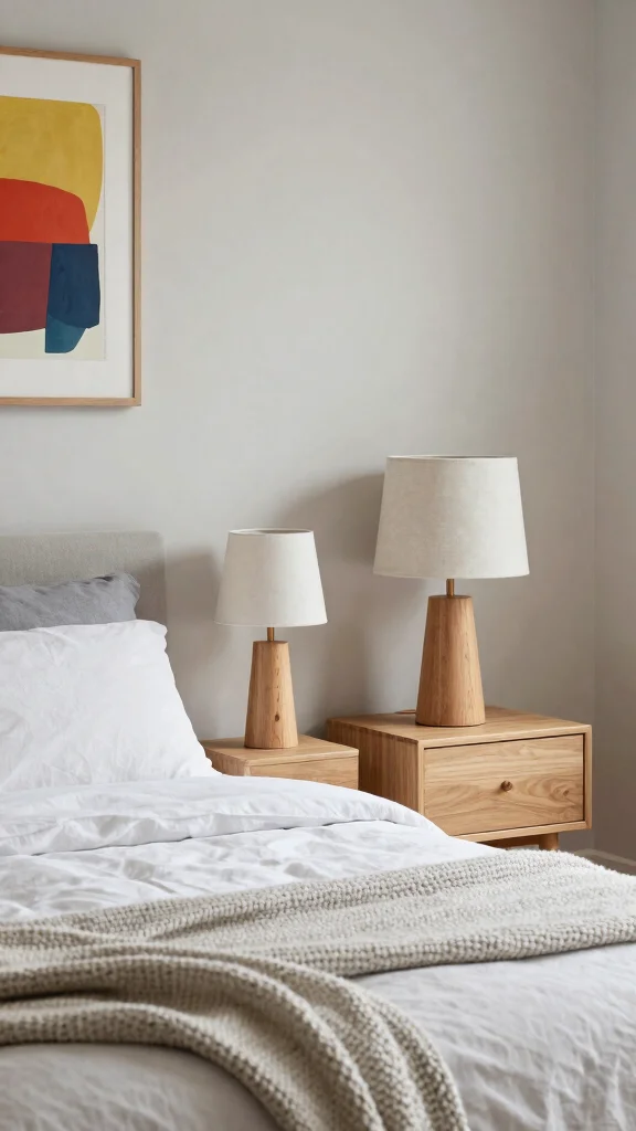 13 Table Lamp Ideas to Upgrade Any Room with Soft and Stylish Light - 2. Scandinavian Wooden Base Lamps 1
