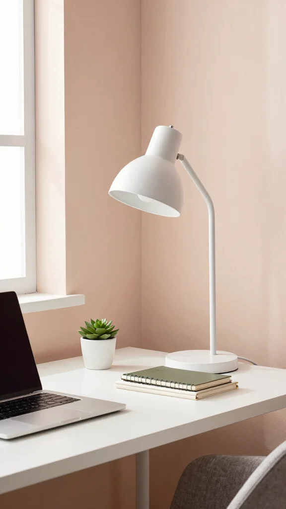 13 Table Lamp Ideas to Upgrade Any Room with Soft and Stylish Light - 4. Minimalist Desk Lamps 1