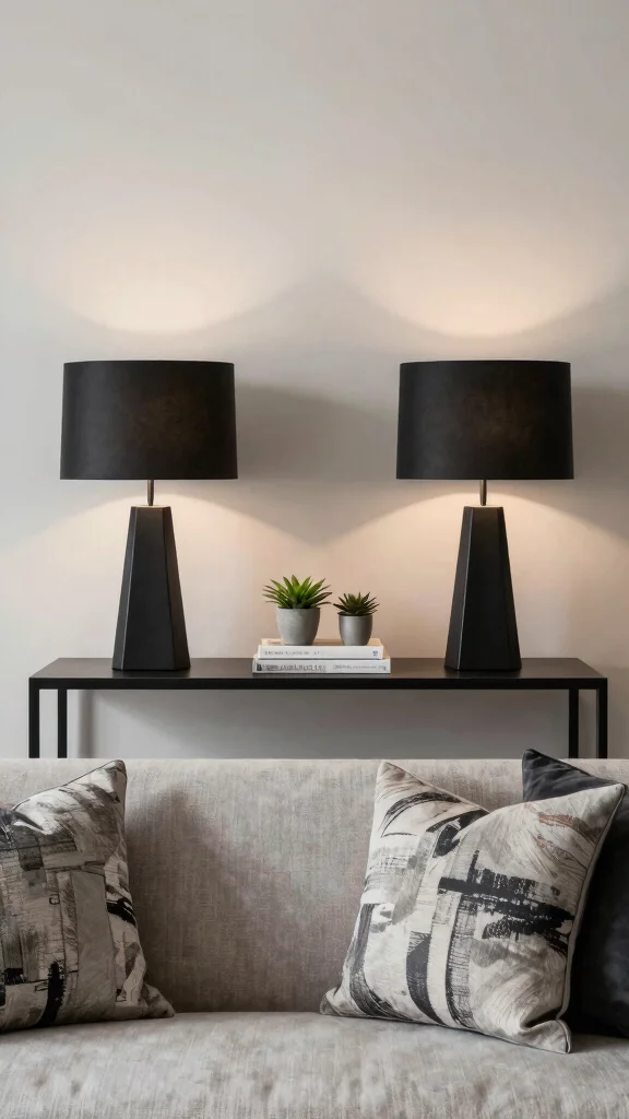 13 Table Lamp Ideas to Upgrade Any Room with Soft and Stylish Light - 8. Geometric Table Lamps 1